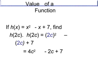 Functions | PPTX