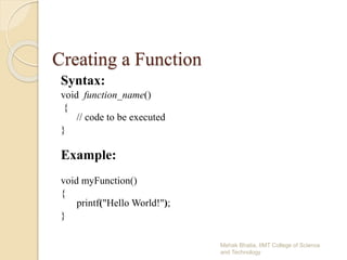 Syntax For Function functions.pptx