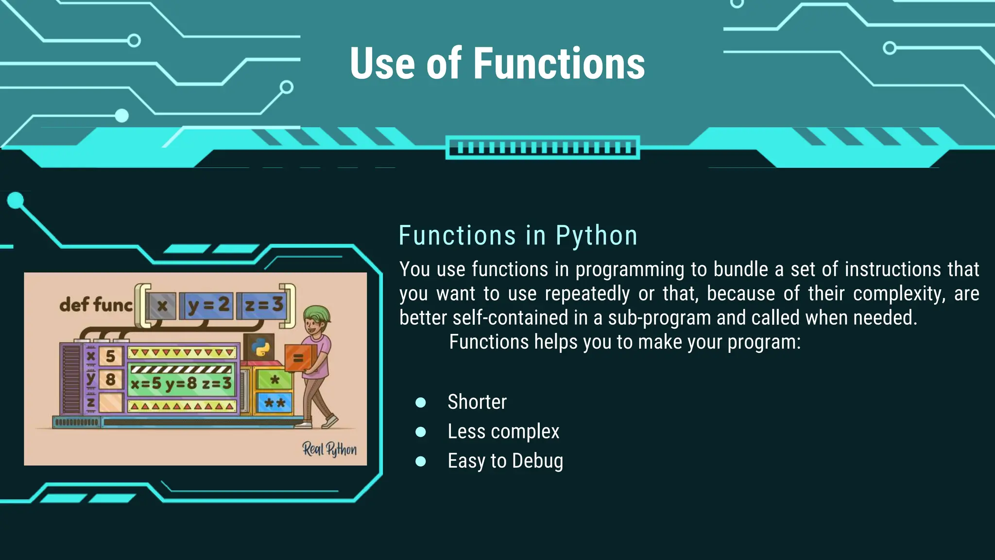 Functions in python What are functions. Types of functions.pptx