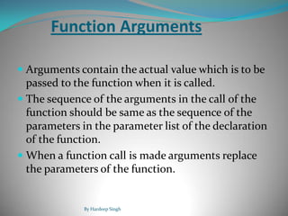 functions in c++ basic concept for students | PPT