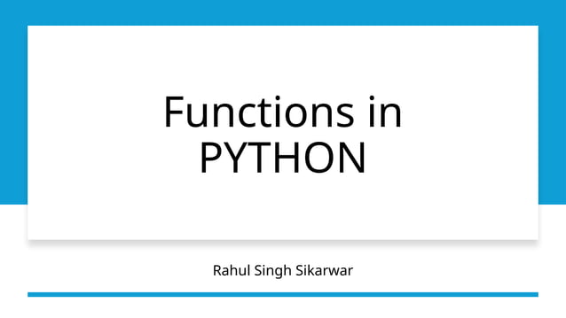 use of Functions to write python program.pptx