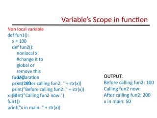 Using Functions in PYTHON Computer Science CLASS 12 CBSE | PPTX
