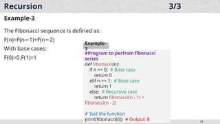 Functions in Python Progarmming with example programs | PPTX