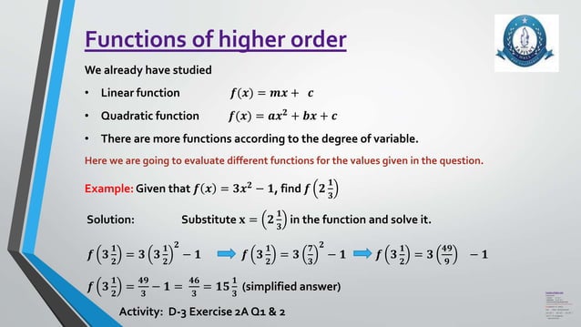 Functions O level | PPSX