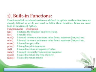 cbse class 12 Python Functions2 for class 12 .pptx | Web Development ...