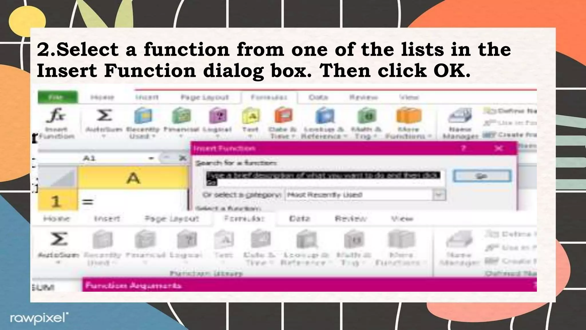 Functions and Formulas in an Electronic Spread Sheet.pptx