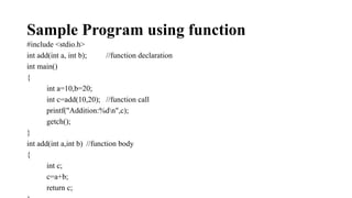 Functions and Header files ver very useful | PPTX