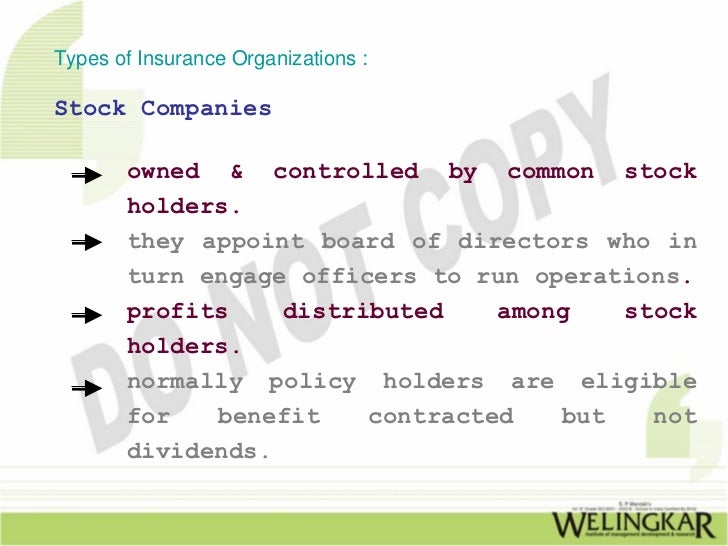 Functions and Organisations of Insurance