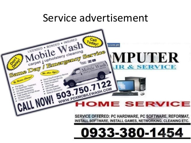 service advertisment