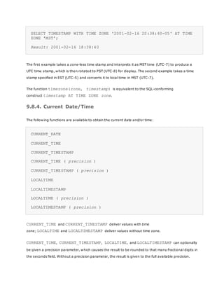 Db Utc Timestamp Example Functions data format | DOCX