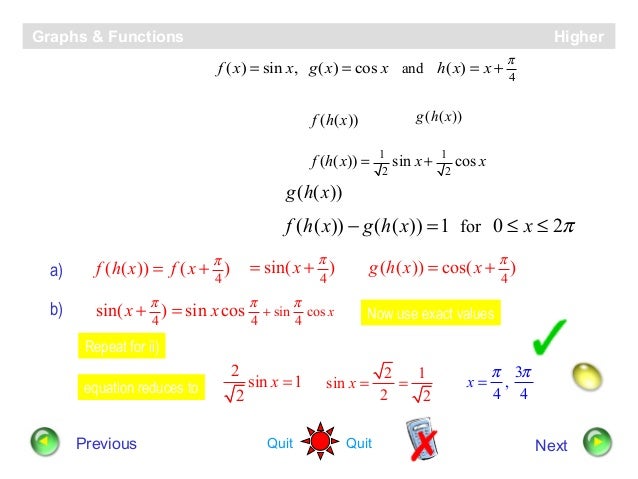 Functions & graphs