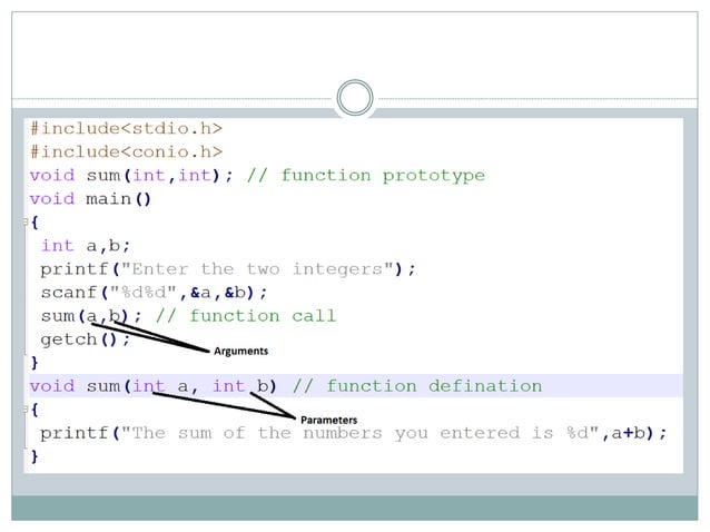 Functions in C | PPT