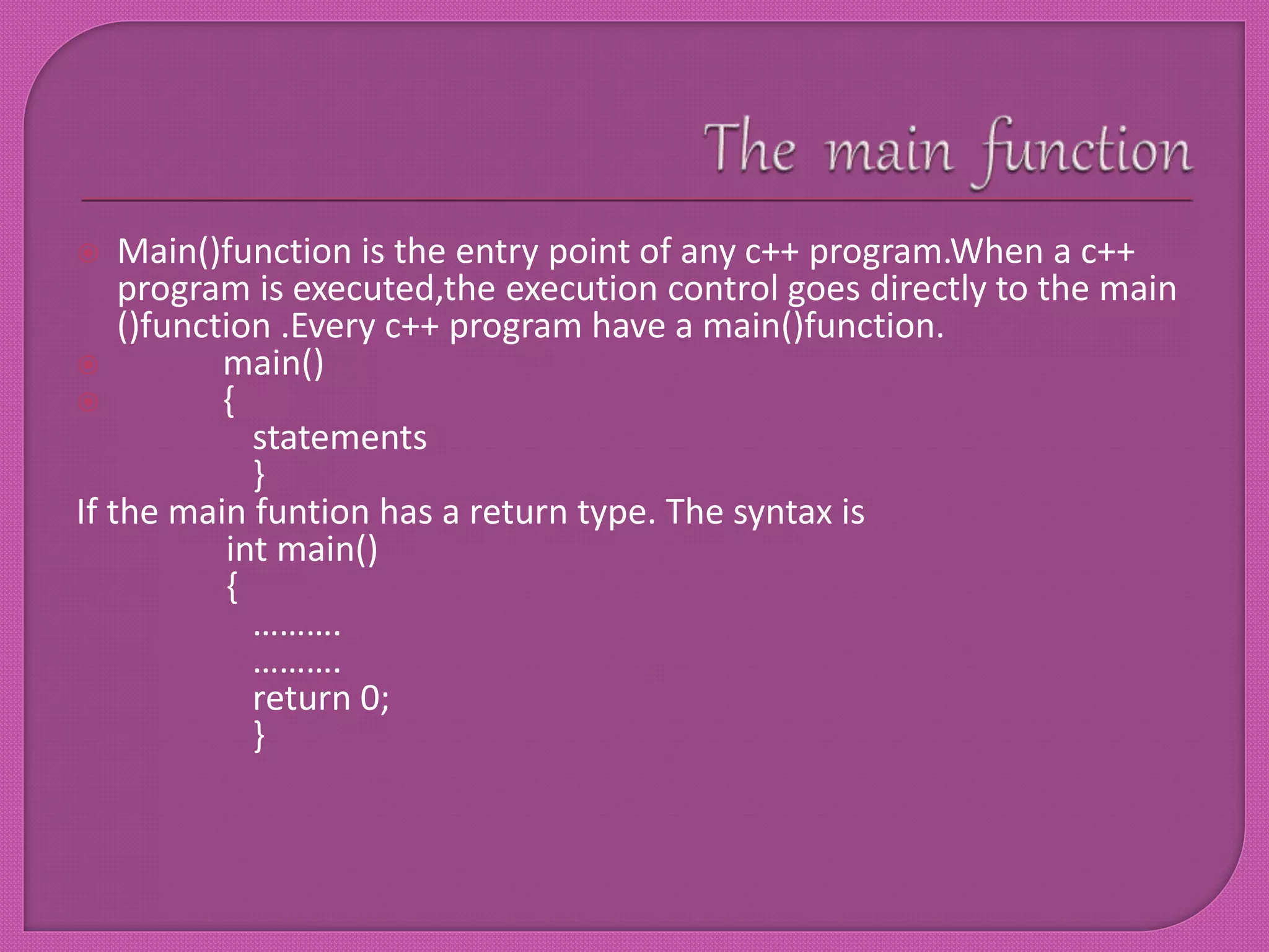 Functions in c++, | PPTX