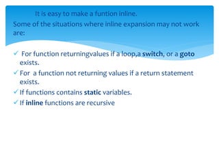 Functions in c++ | PPT