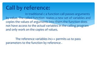 Functions in c++ | PPT