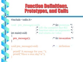 Functions in c | PPT
