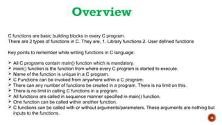 Functions in C function declaration, definition and calling.pptx