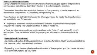 Functions in C function declaration, definition and calling.pptx