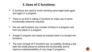Functions in C function declaration, definition and calling.pptx