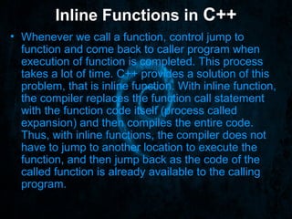 Functions in C++ | PPT
