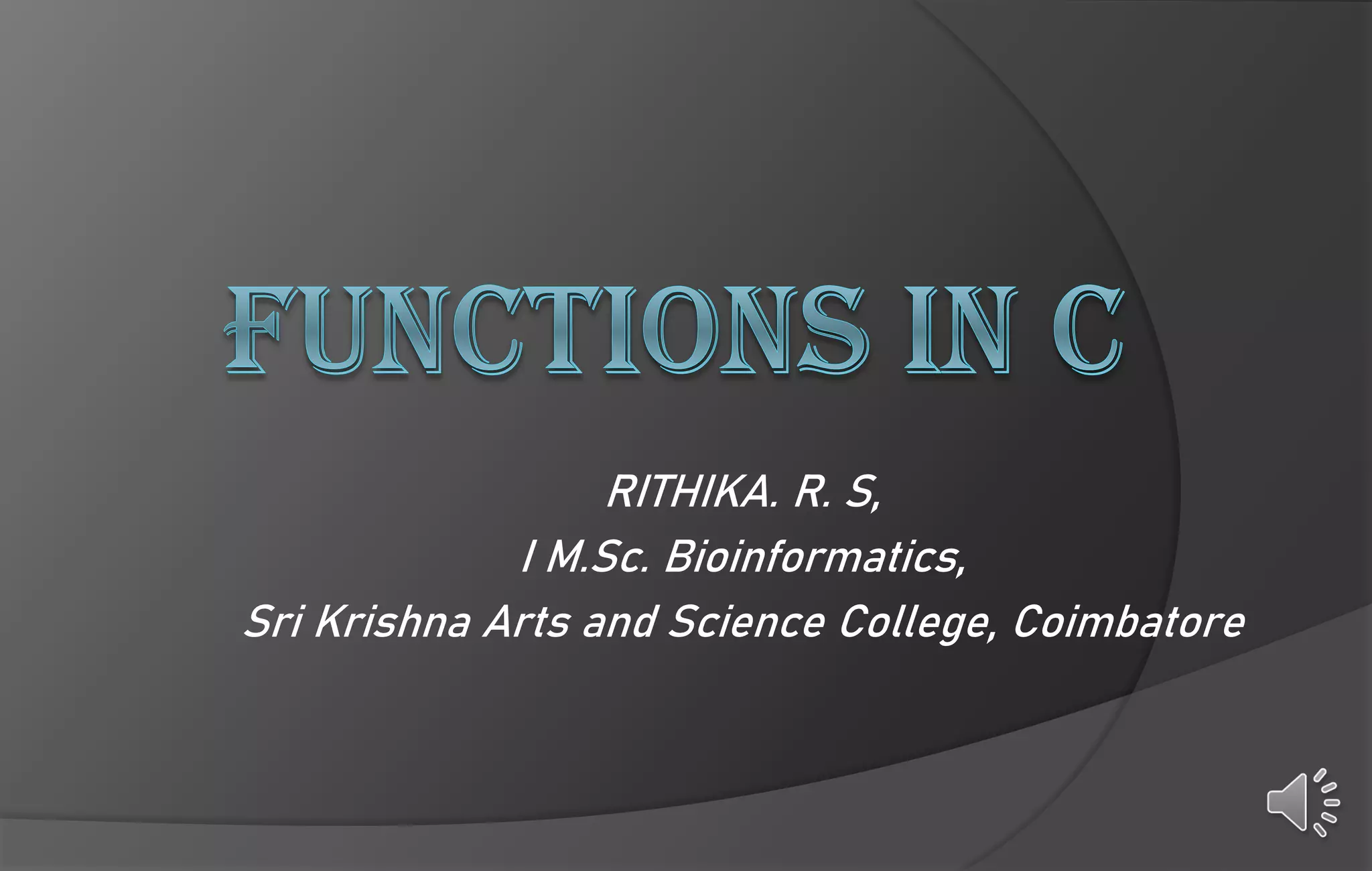 RITHIKA. R. S,
I M.Sc. Bioinformatics,
Sri Krishna Arts and Science College, Coimbatore
 