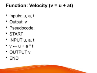 Functions_in_Physics_Python_PSEUDOCODE.pptx