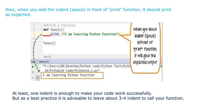 INTRODUCTION TO PYTHON PROGRMMING AND FUNCTIONS | PPT | Free Download