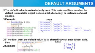 Functions in python slide share | PPTX
