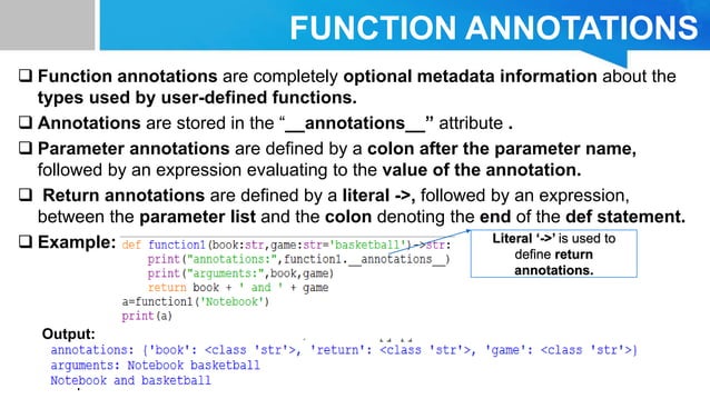 Functions in python slide share | PPT | Free Download