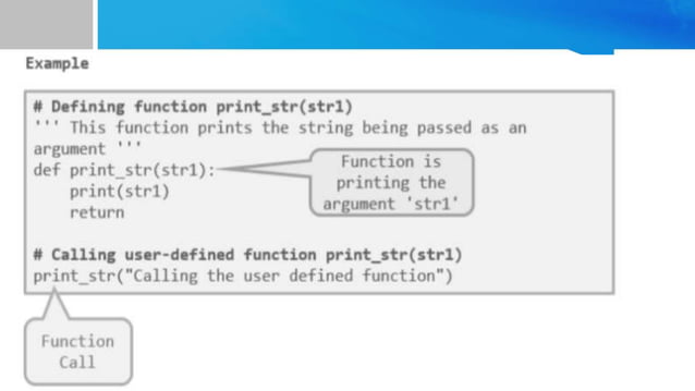 Functions in python slide share | PPTX