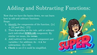 Functions lesson | PPTX