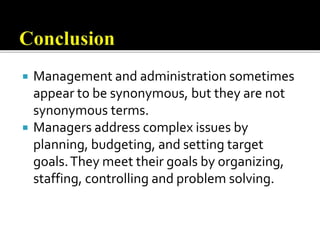 Functions of administration in nursing management | PPTX