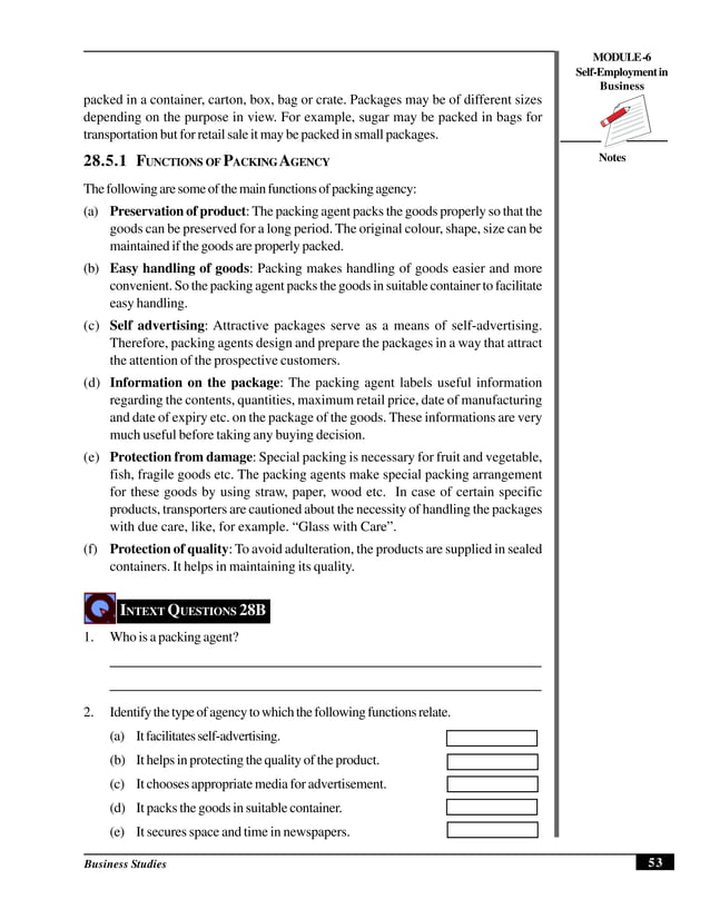 Functions of clearing and forwarding agents PDF