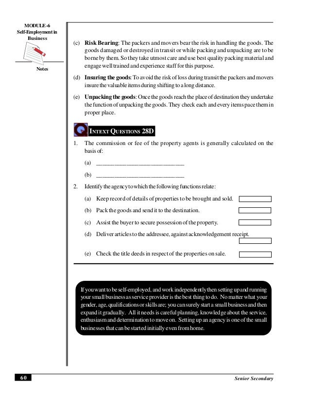 Functions of clearing and forwarding agents