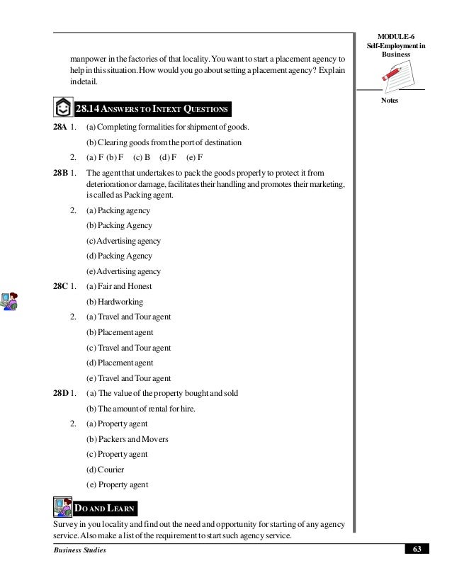 Functions of clearing and forwarding agents
