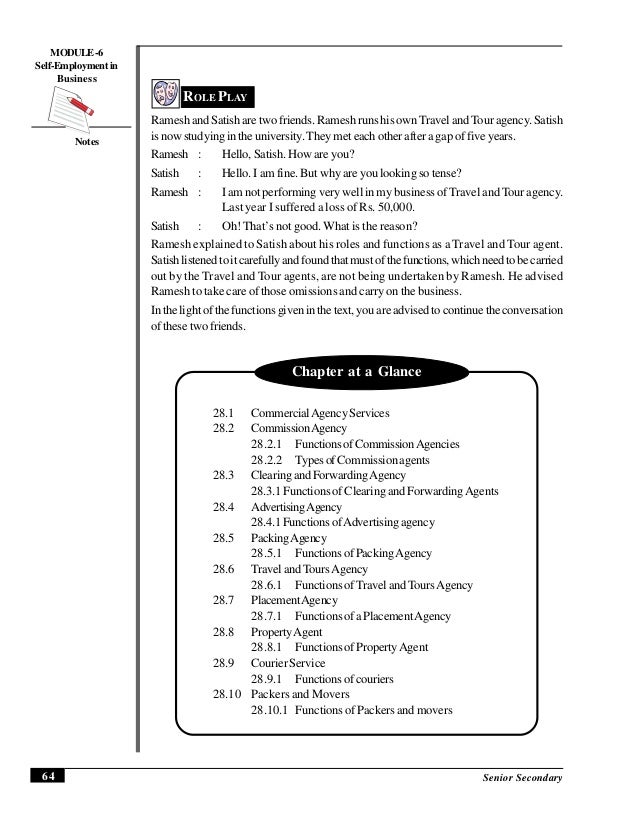 Functions of clearing and forwarding agents