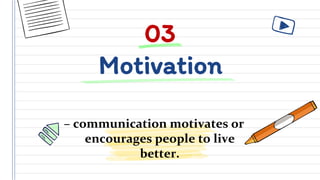 Functions of communication | PDF