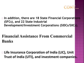 INDUSTRIAL CREDIT AND INVESTMENT 
CORPORATION OF INDIA 
(ICICI) 
The Industrial Credit and Investment 
Corporation of Ind...