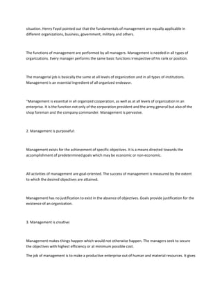Functions of management | PDF