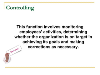 Functions of Management | PPT