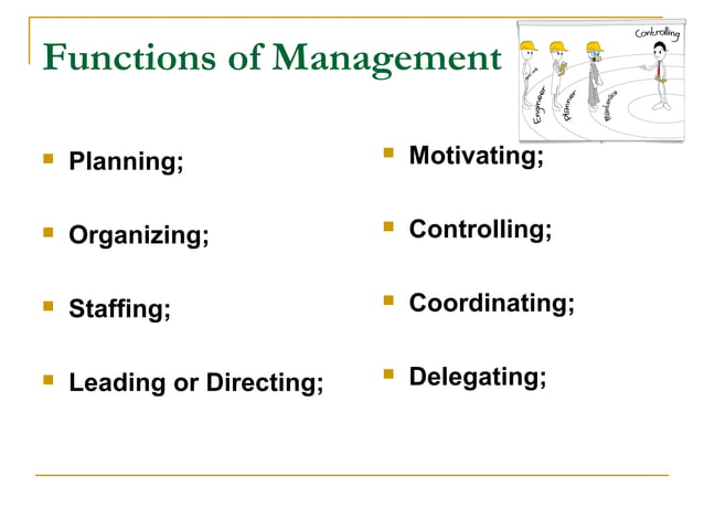 Functions of Management | PPT