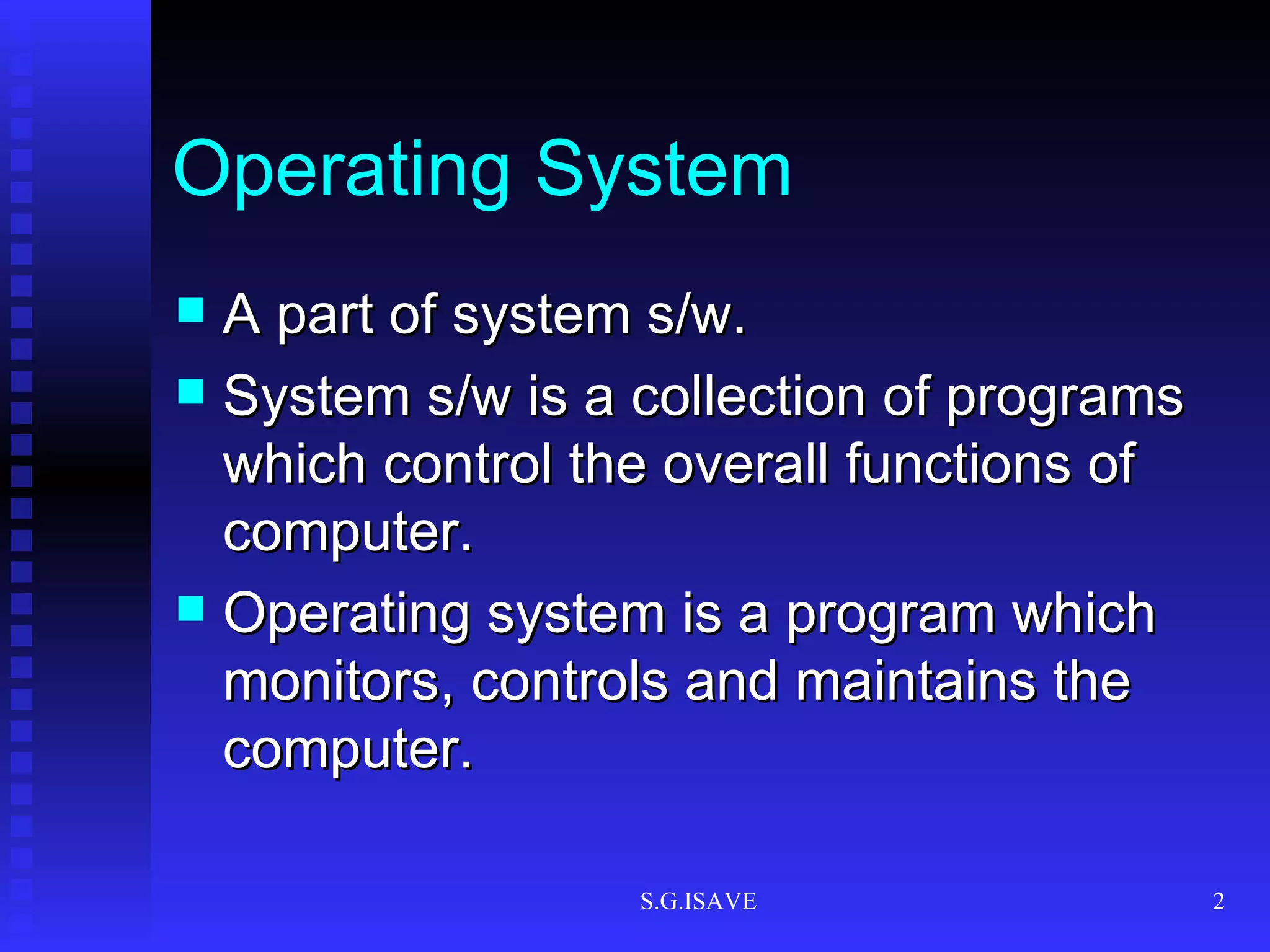 Functions Of Operating System | PPT