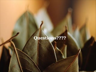 Questions????

 
