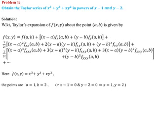 Functions Of Severable Variables