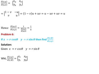 Functions Of Severable Variables