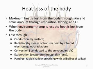Functions of skin regulation of body temperature | PPT