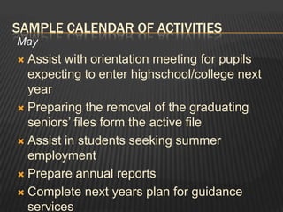 Functions Of The Counselor