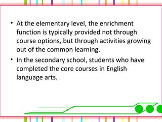 Functions of the curriculum | PPT