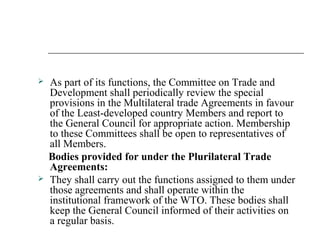 Functions of wto | PPT