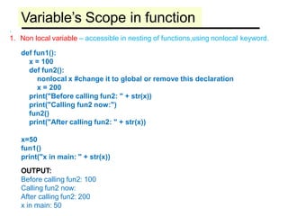 Chapter Functions for grade 12 computer Science | PDF